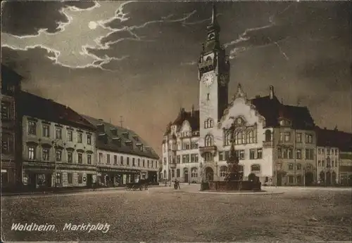 Waldheim Sachsen Marktplatz x