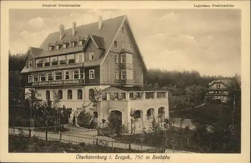 Oberbaerenburg Oberbaerenburg Erzgebirge Logierhaus Friedrichshoehe Hotel * /  /
