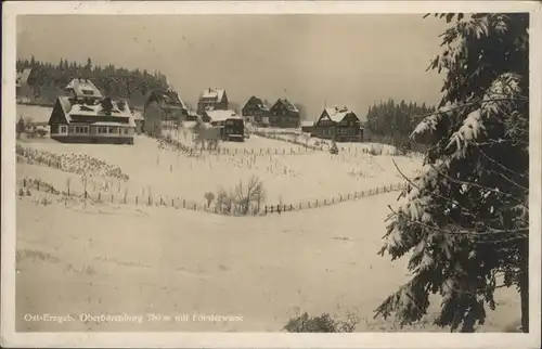 Oberbaerenburg Oberbaerenburg Erzgebirge Foersterwiese x /  /