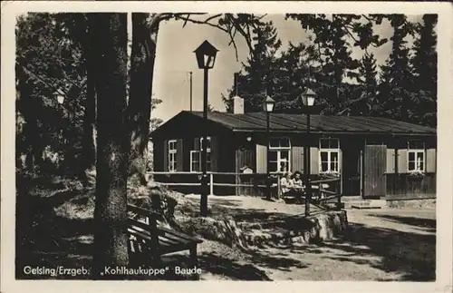 Geising Erzgebirge Geising Erzgebirge Kohlhaukuppe Baude * / Geising Osterzgebirge /Saechsische Schweiz-Osterzgebirge LKR