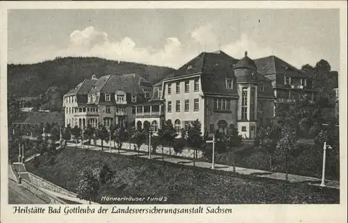 Bad Gottleuba-Berggiesshuebel Heilstaette Maennerhaeuser *