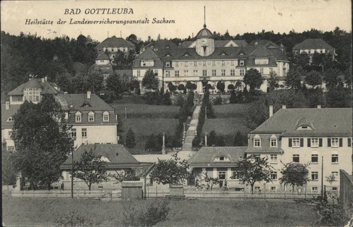 Bad Gottleuba-Berggiesshuebel Heilstaette Landesversicherungsanstalt x Nr. wq76479 - oldthing ...