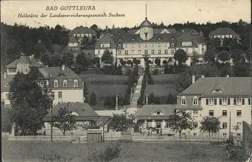 Bad Gottleuba-Berggiesshuebel Heilstaette Landesversicherungsanstalt x