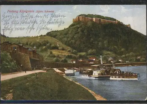 Koenigstein Saechsische Schweiz Festung x