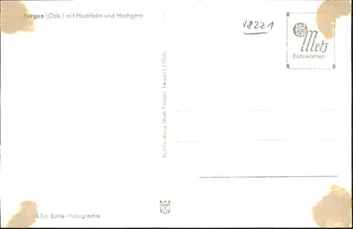 Bergen Chiemgau Bergen Chiemgau Gasthaus zur Post Hochfelln Hochgern  * / Bergen /Traunstein LKR
