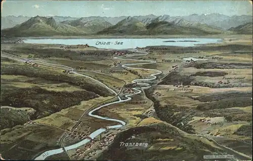 Trostberg Panoramakarte *