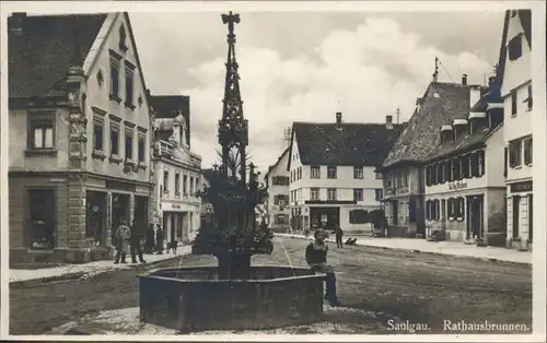 Saulgau Rathausbrunnen