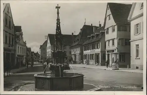 Saulgau Hauptstrasse Brunnen