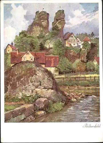 Tuechersfeld nach einem Aquarell von Gustav Luettgens