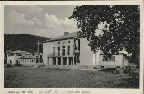 Ilmenau Thueringen Kongresshalle Park Gaststaette 