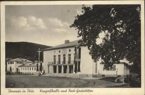 Ilmenau Thueringen Kongresshalle Park Gaststaette 