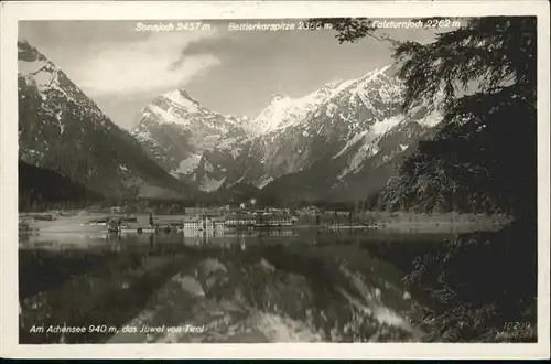 Achensee Sonnjoch Bettlerkarspitze 