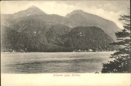 Achensee Hochiss