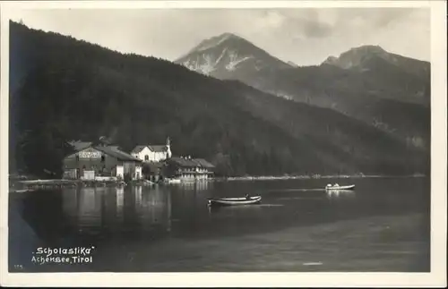 Achensee Scholastika Schiff