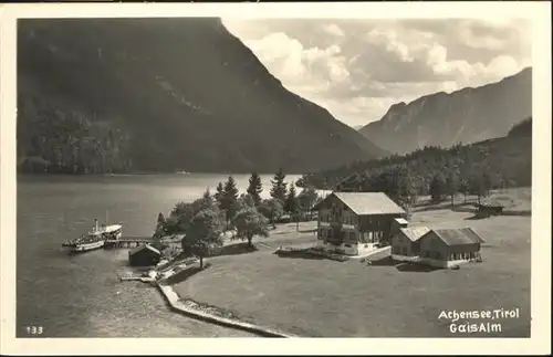 Achensee Gaisalm Schiff