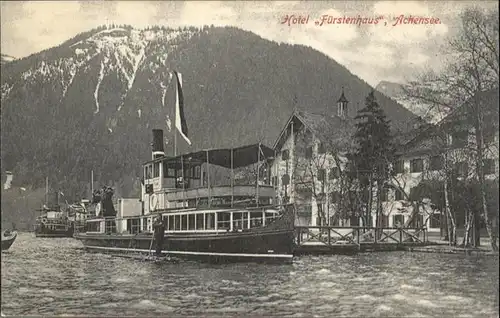 Achensee Hotel Fuerstenhaus Schiff