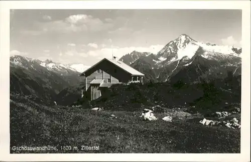 Mayrhofen Gschoesswandhuette