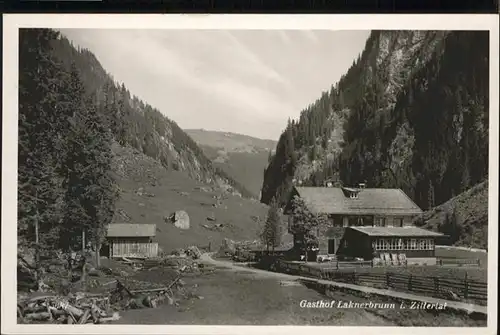 Mayrhofen [?] Gasthof Laknerbrunn Zillertal