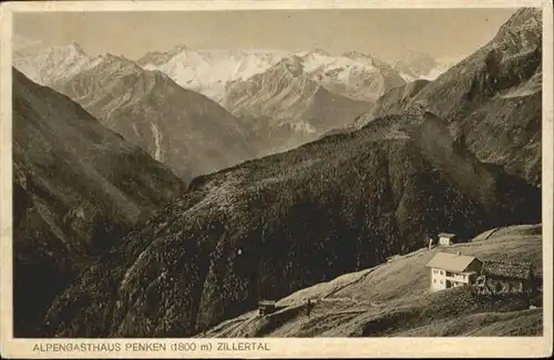 Mayrhofen [Stempelabschlag] Gasthaus Penken Zillertal