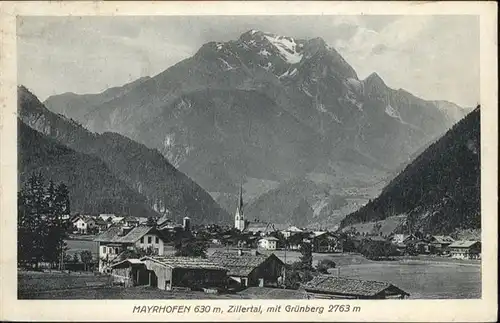 Mayrhofen Zillertal Gruenberg