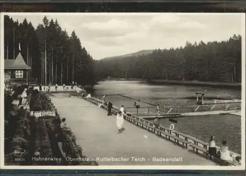 Hahnenklee-Bockswiese Kuttelbacher Teich Badeanstalt x