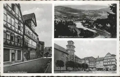 Witzenhausen Werra Ermschwerderstrasse Marktplatz Rathaus  *