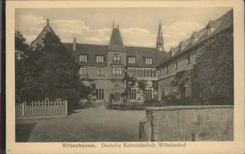 Witzenhausen Kolonialschule Wilhelmshof *