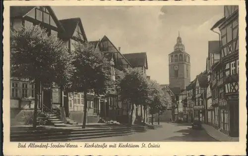 Bad Sooden-Allendorf Werra Kirchstrasse Kirchturm St. Crucis *