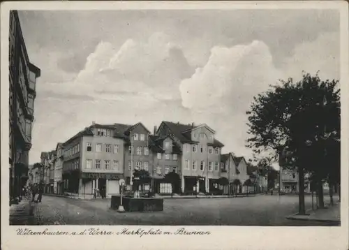 Witzenhausen Werra Marktplatz Brunnen *