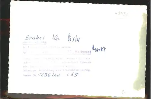 ws86965 Brakel Westfalen Brakel Markt * Kategorie. Brakel Alte Ansichtskarten