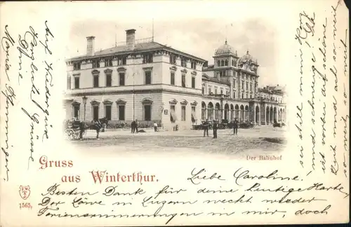 Winterthur Bahnhof Kutsche x