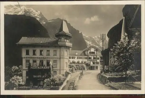 Lauterbrunnen Restaurant Hotel Steinbock x