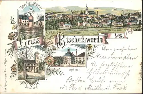Bischofswerda Friedrich August der Gerechte Butterberg Rathaus  x