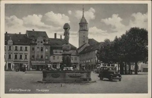 Bischofswerda Marktplatz Brunnen *
