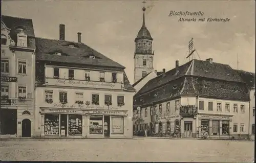 Bischofswerda Altmarkt Kirchstrasse Hermann Weiss Paul Klepsch x