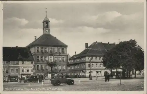 Bischofswerda Marktplatz Rathaus  x