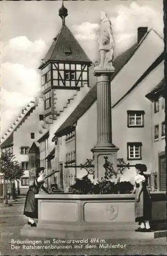 Braeunlingen Ratsherrenbrunnen Muehlentor