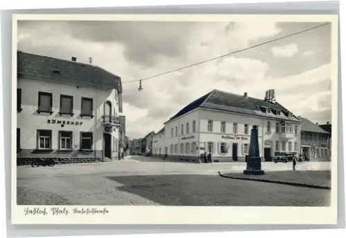 Hassloch Pfalz Hassloch Pfalz Gasthaus zur Pfalz Bahnhofstrasse * / Hassloch /Bad Duerkheim LKR