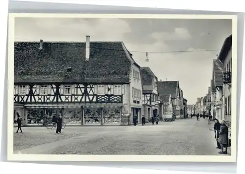 Hassloch Pfalz Kirchgasse Langgasse *