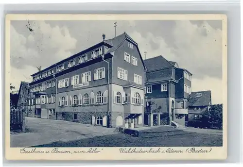 Waldkatzenbach Waldkatzenbach Gasthaus zum Adler x / Waldbrunn /Neckar-Odenwald-Kreis LKR