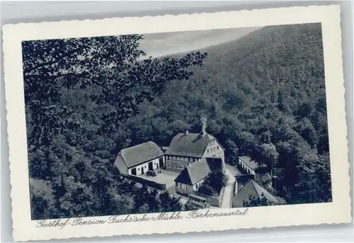 Weinheim Bergstrasse Gasthof Pension Fuchs´sche Muehle Birkenauertal *