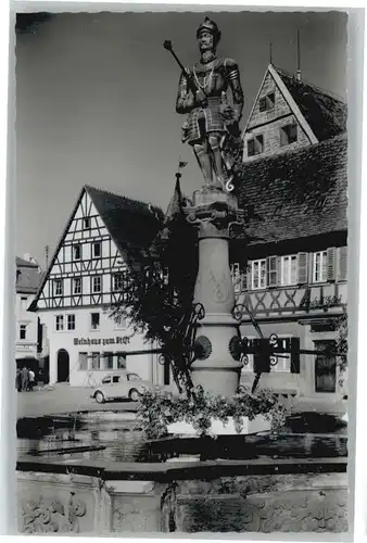 oehringen Hohenlohe oehringen Marktplatz Brunnen * / oehringen /Hohenlohekreis LKR