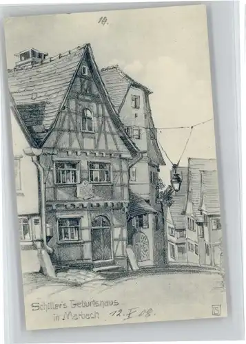 Marbach Neckar Schiller Geburtshaus *