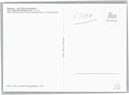 Buhlbach Obertal Buhlbach  * / Baiersbronn /Freudenstadt LKR
