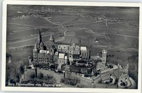 Hechingen Fliegeraufnahme Burg Hohenzollern *