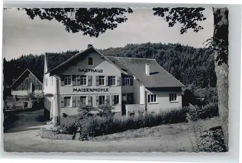 Marxzell Gasthaus Maisenmuehle *