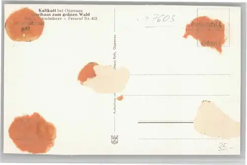 Oppenau Oppenau Kalikutt Gasthaus zum gruenen Wald * / Oppenau Schwarzwald /Ortenaukreis LKR