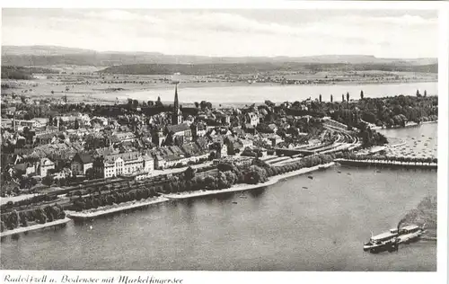 Radolfzell Fliegeraufnahme Bodensee Markelfingersee *