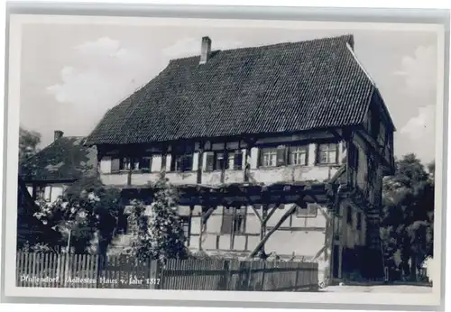 Pfullendorf aeltestes Haus Jahr 1317 *
