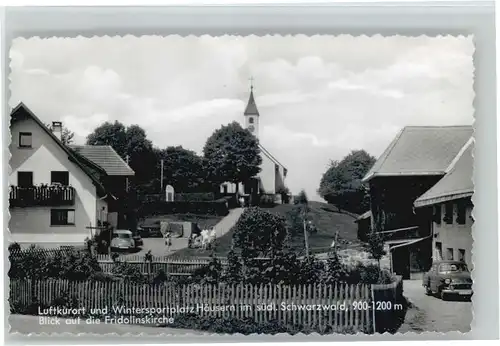 Haeusern Schwarzwald Fridolinskirche *
